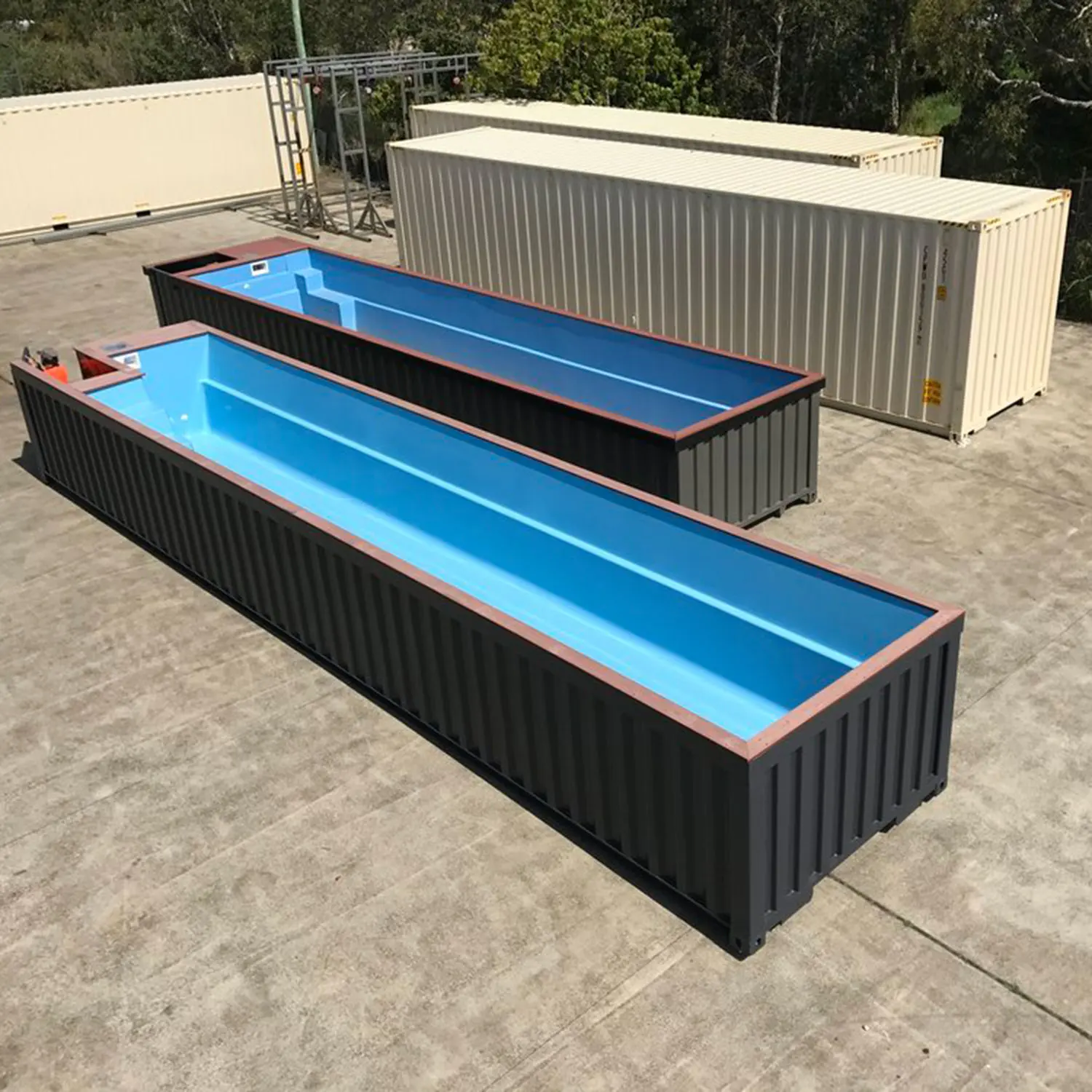 Spa Wellness Retreat - Kolam Spa Kontainer Prefabrikasi 20ft yang