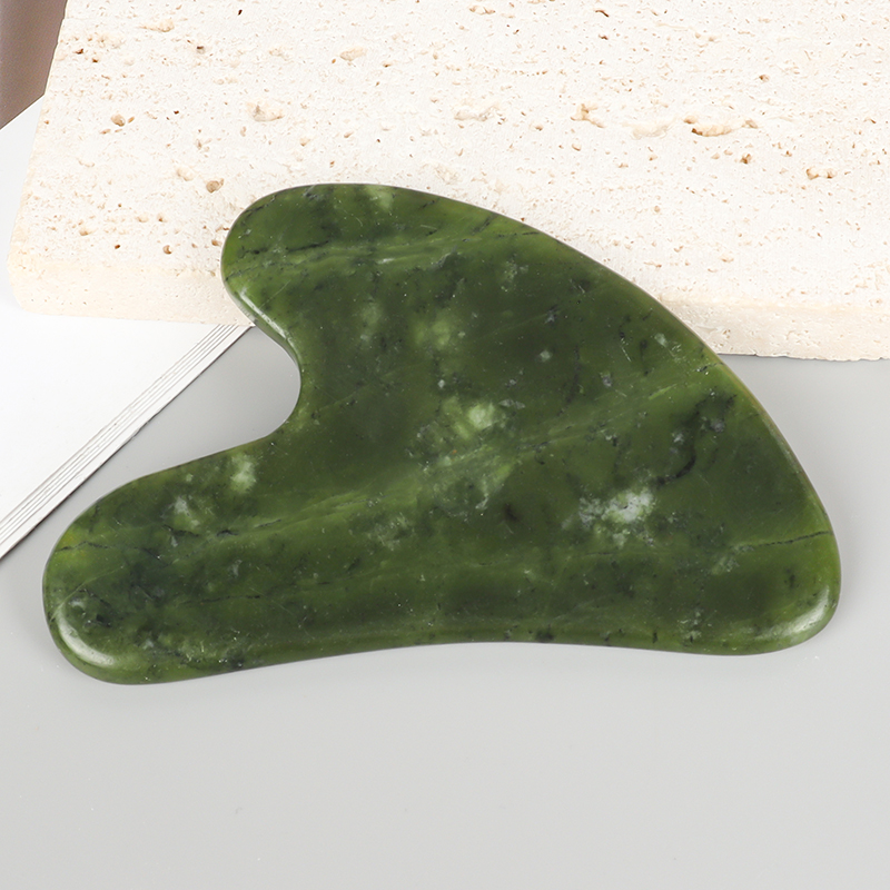Gua Sha Tool Rose Quartz - Alat Pijat Gua Sha Batu Giok