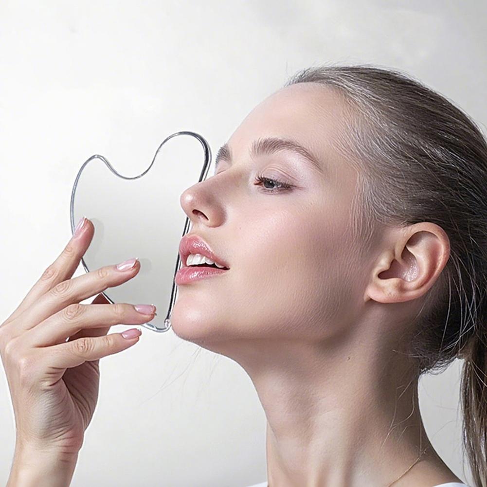Gua Sha Tool Rose Quartz - Papan Gua Sha Baja Tahan Karat