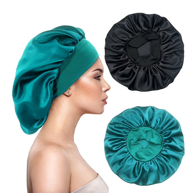 Hair Spa Wellness - 2PCS/LOT Topi Satin Wanita Polos Penutup