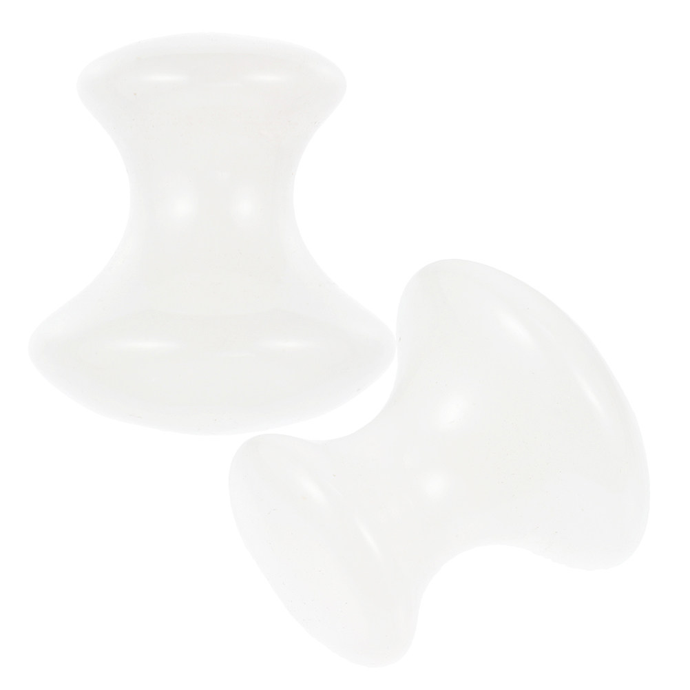 2Pcs Alat Pijat Gua Sha Berben - Gua Sha Tool Rose Quartz ulasan dan harga