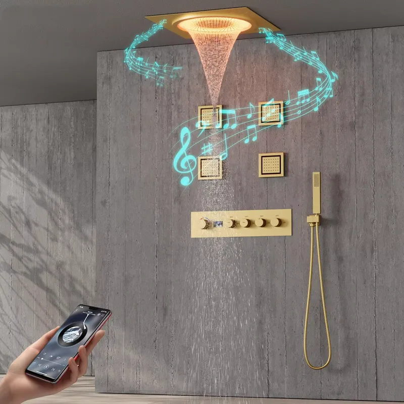 Set Shower LED Pintar dengan M - Spa & Wellness Centre Lielupe ulasan dan harga