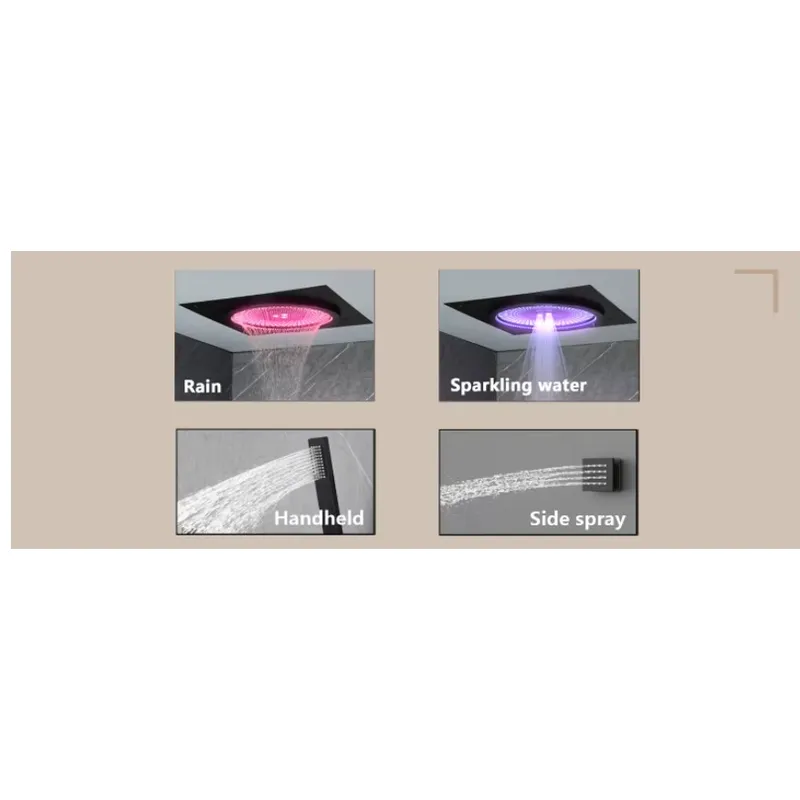 Set Shower LED Pintar dengan M - Spa & Wellness Centre Lielupe ulasan dan harga