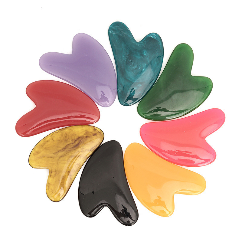 Batu Guasha Rose Quartz, Papan - Gua Sha Tool Rose Quartz ulasan dan harga