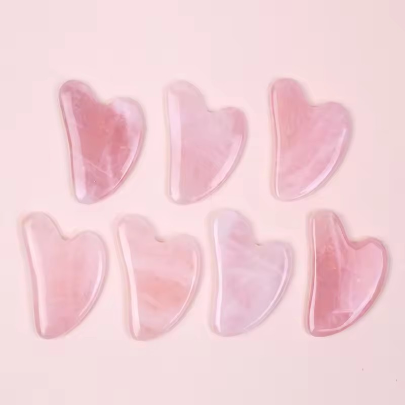 5 Buah Alat Perawatan Kulit Pa - Gua Sha Tool Rose Quartz ulasan dan harga