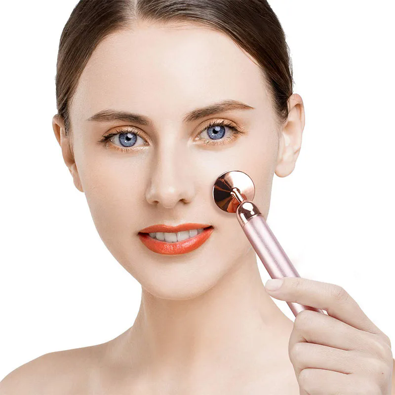 3 In 1 3D Roller Batu Germaniu - Gua Sha Tool Rose Quartz ulasan dan harga