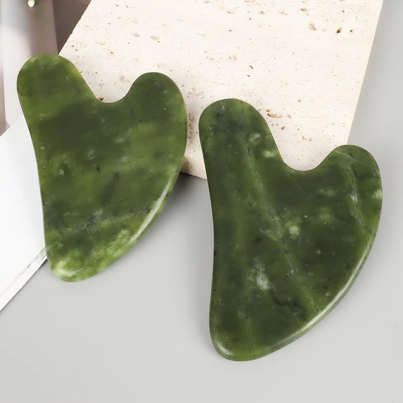 Papan Gua Sha Jade Alami Alat  - Gua Sha Tool Rose Quartz ulasan dan harga