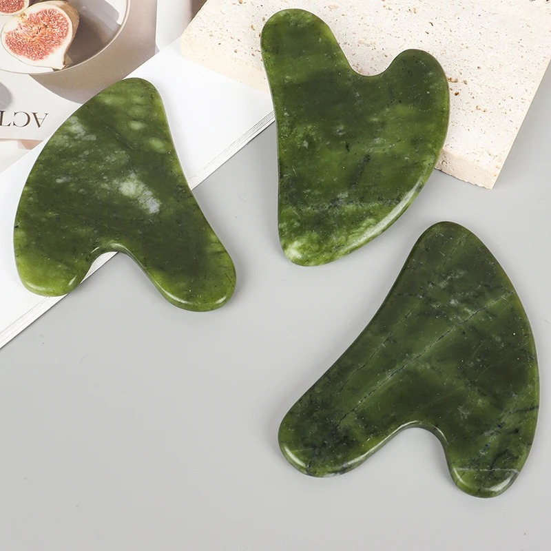 Papan Gua Sha Jade Alami Alat  - Gua Sha Tool Rose Quartz ulasan dan harga