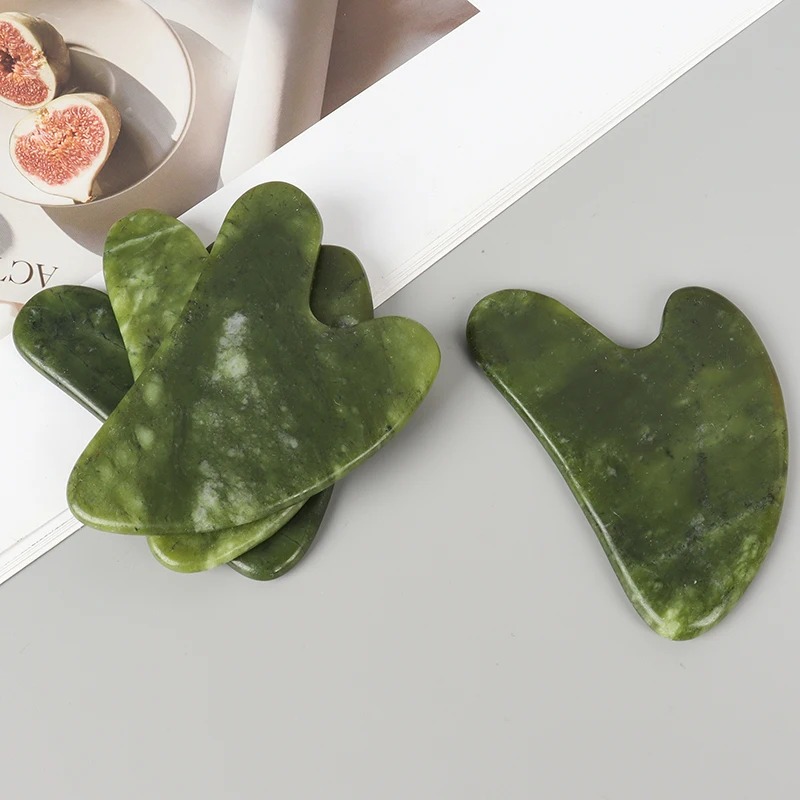 Papan Gua Sha Jade Alami Alat  - Gua Sha Tool Rose Quartz ulasan dan harga